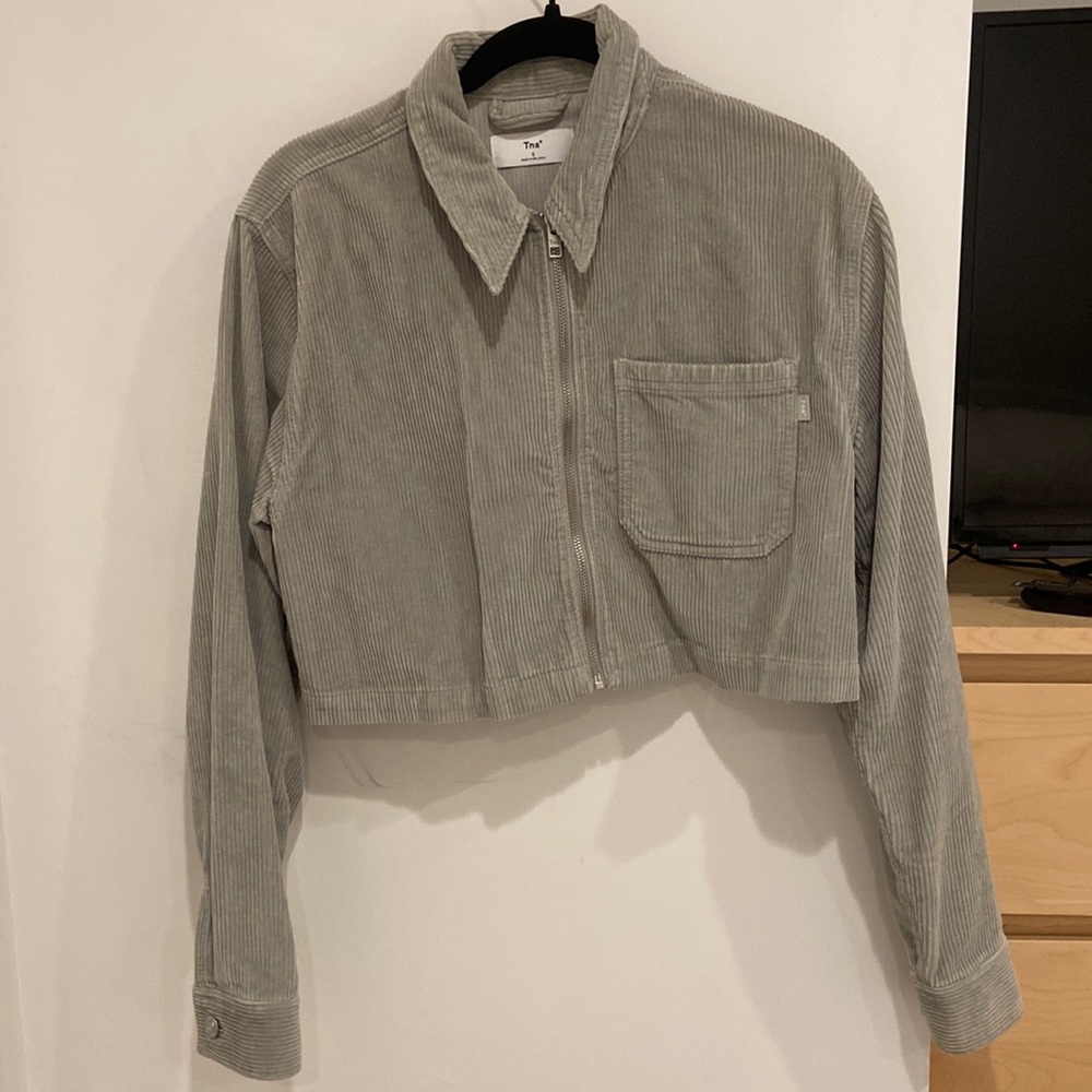 TNA Aritzia Corduroy Crop Jacket - Size Small